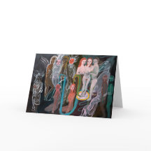 Nadar no cartão do mundo de espírito