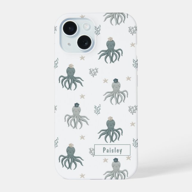 Nadar Octopus com nome (Verso)