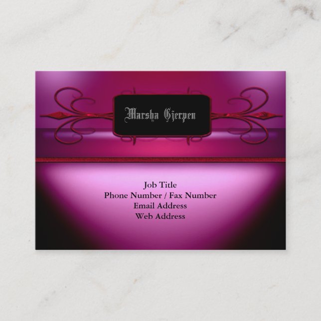 Naghten Hot Cartão de visita (Frente)