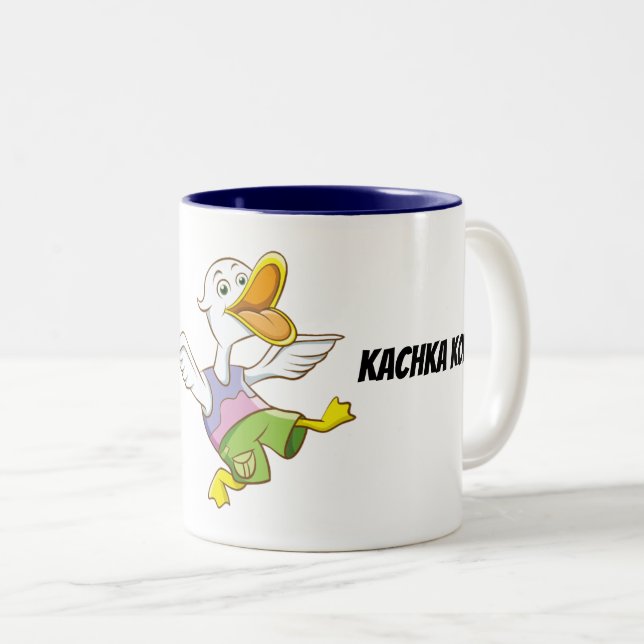 Nai Tebe Kachka Kopne! Caneca ucraniana do pato (Frente Esquerda)