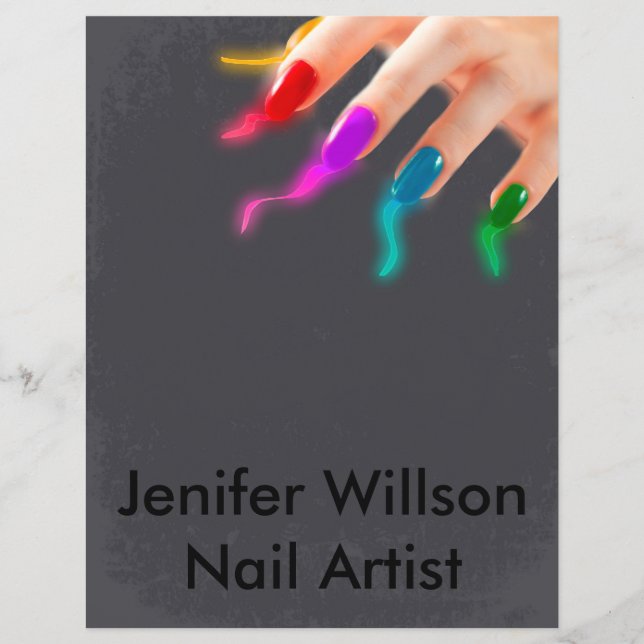 Nail Artist Flyer (Frente)
