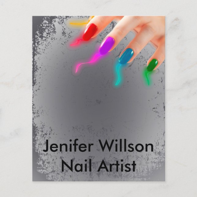 Nail Artist Flyer (Frente)