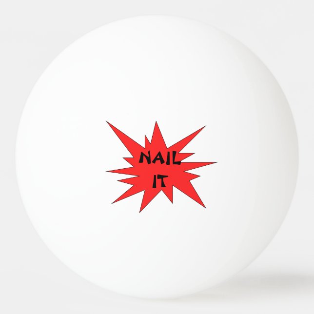 NAIL! Bola de Pinos Negro e Vermelho Engraçado