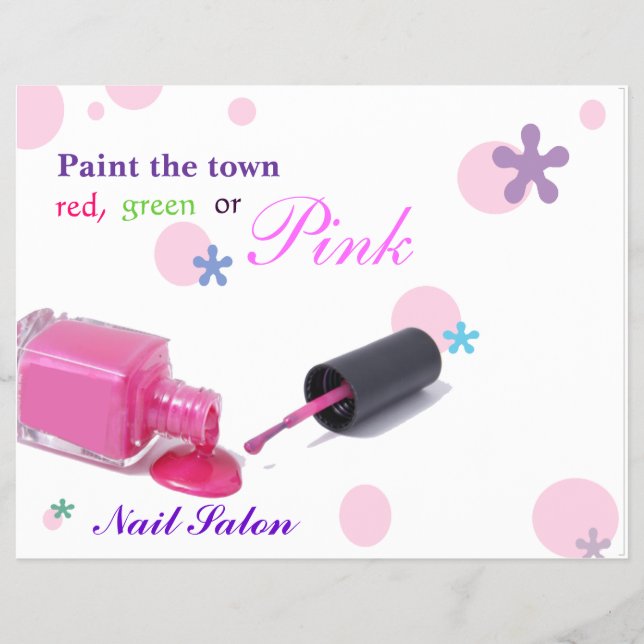 Nail Salon Flyer (Frente)