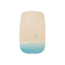 Praia com escudos do mar