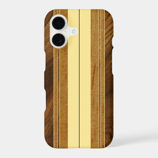 Nalu Mua Faux Koa Wood Surfboard