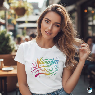 Namaste Camiseta de Yoga de Meditação Espiritual