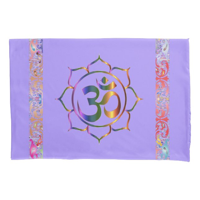 Namaste Om Lotus Rainbow Espiritual Personalizado (Frente)