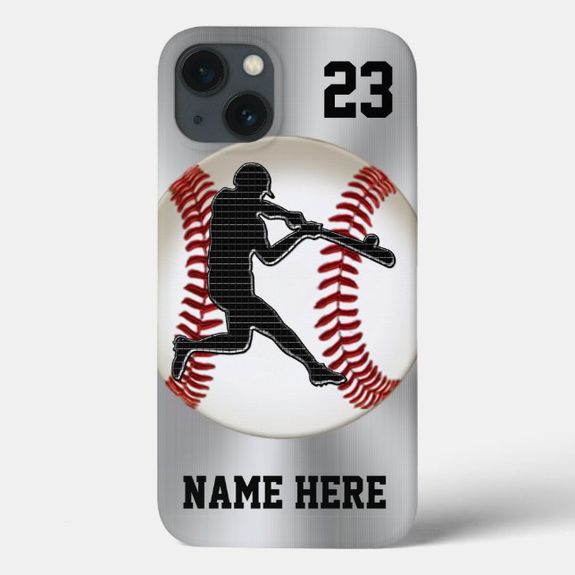 NAME and NUMBER iPhone Baseball Cases Tough (Verso)