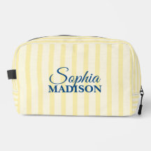 Name Script Vintage Yellow Stripe