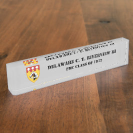 NAMEPLATE PMC DESK com selo PMC (TEXTO BLK)