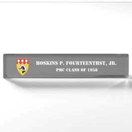 NAMEPLATE PMC DESK com selo PMC (TEXTO WHT)