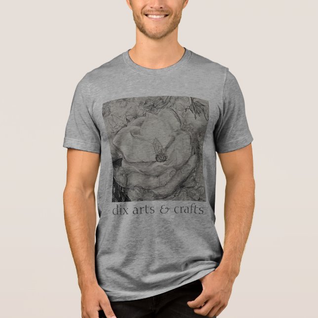 namesake magnolia, flores, tecido, algodão e mão (Frente)