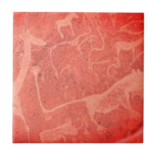 Namíbia África - Pintura rupestre Namibiana