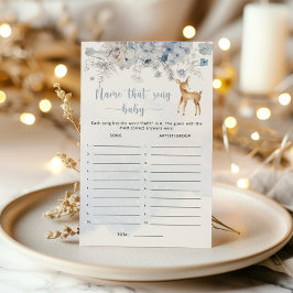 Namorado de inverno Nome do jogo de chá de fraldas