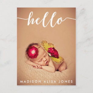 Namorado ou Garota Alô Foto Anúncio de Nascimento