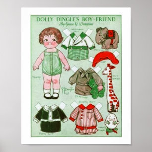 Namorado Poster de papel Dolly Dingle
