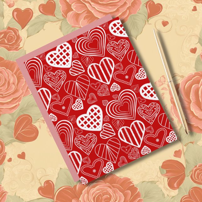 Namorados Adoram Branco Vermelho (Criador carregado)