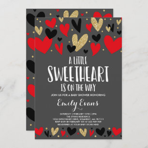 Namorados Convite Chá de fraldas Querida