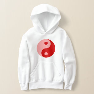 namorados de coração de yin yang