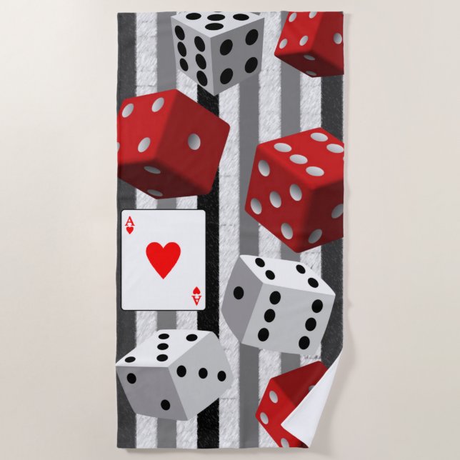 Namorados de toalhas de praia (Frente)