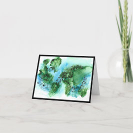 Namorados do que o mundo precisa agora é cartão de