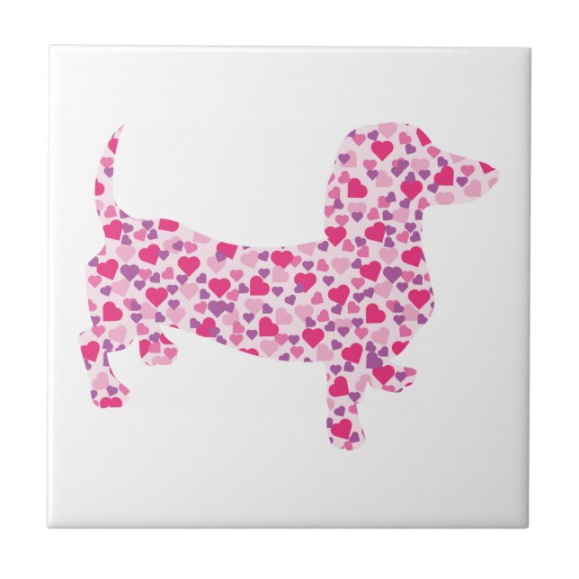 Namorados Hearts Dachshund (Frente)
