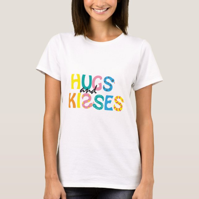 Namorados Hugs & Kisses - Camisa do Tema do Cobra (Frente)