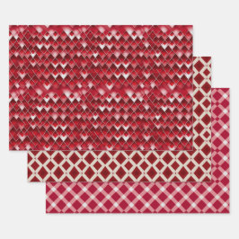 Namorados Moderno Conjunto de Padrões Argyle No2