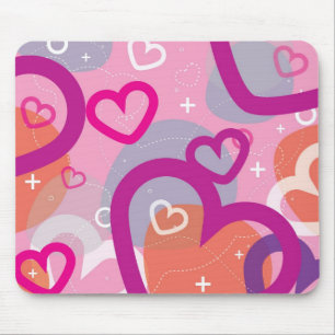 Namorados Mousepad abstrato