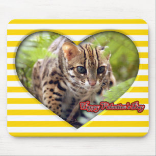Namorados Mousepad do gato de Bengal