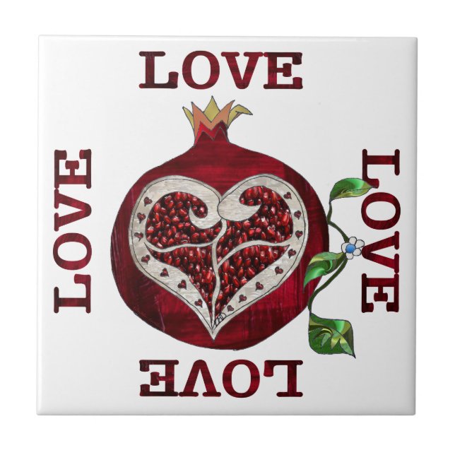 Namorados Pomegranate Heart LOVE (Frente)