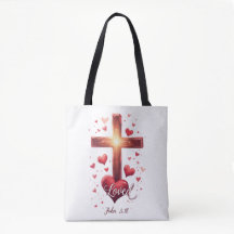 Namorados Tote Bag 'Loved John 3:16'