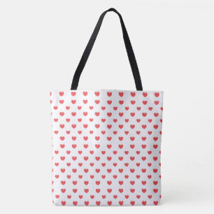 Namorados Vermelho Canvas Tote Bag