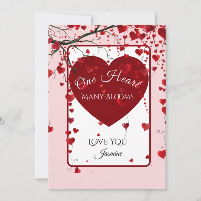 Namorados Whimsical Blooming Hearts (Frente)