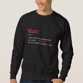 Nan Funny Definition Noun Outro Termo Pullover