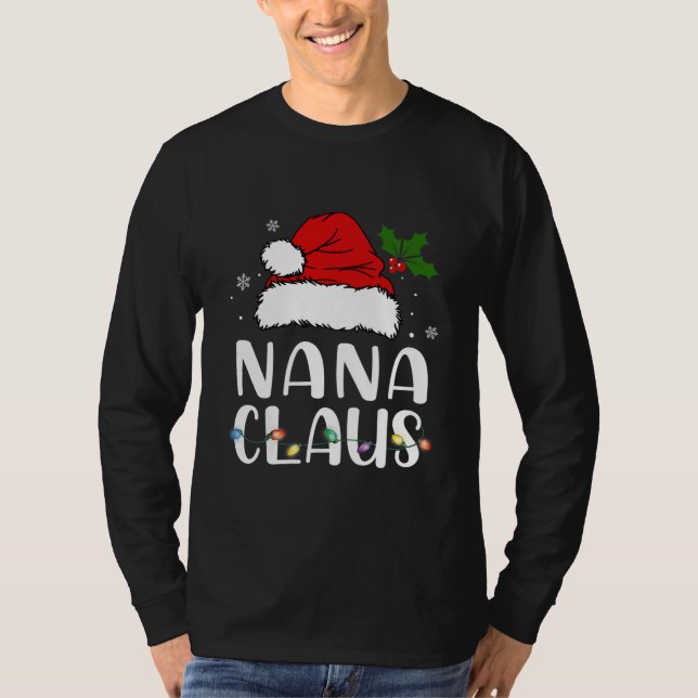 Nana Claus Camisa A Família Pajama De Natal (Frente)