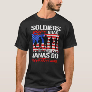 Nana do exército orgulhoso camisa soldados do orgu