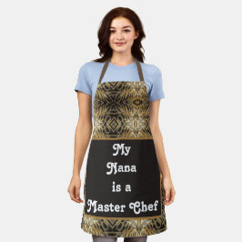 Nana Master Chef Elegante Brown Dourada Avó