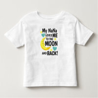 NaNa me ama à lua e à camiseta traseira