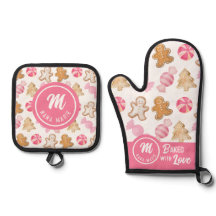 Nana Monograma Pink Sugarplums e Gingerpão