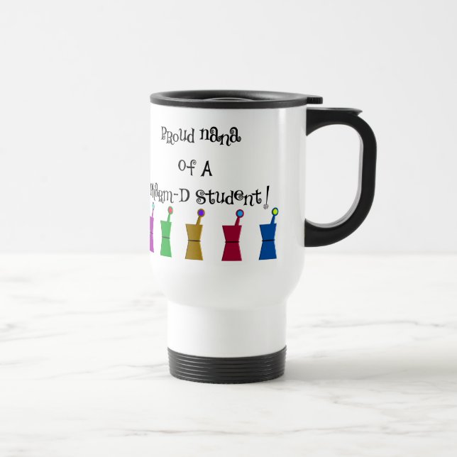 Nana orgulhosa de uma caneca de viagem do (Direita)