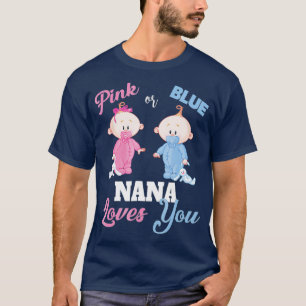 Nana Rosa ou Azul ama Camisa Reveal de Você-Gêne