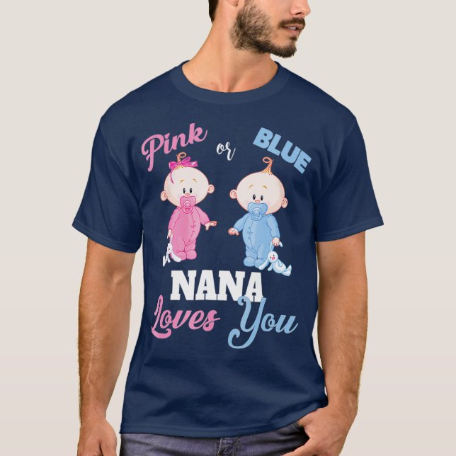 Nana Rosa ou Azul ama Camisa Reveal de Você-Gênero (Frente)