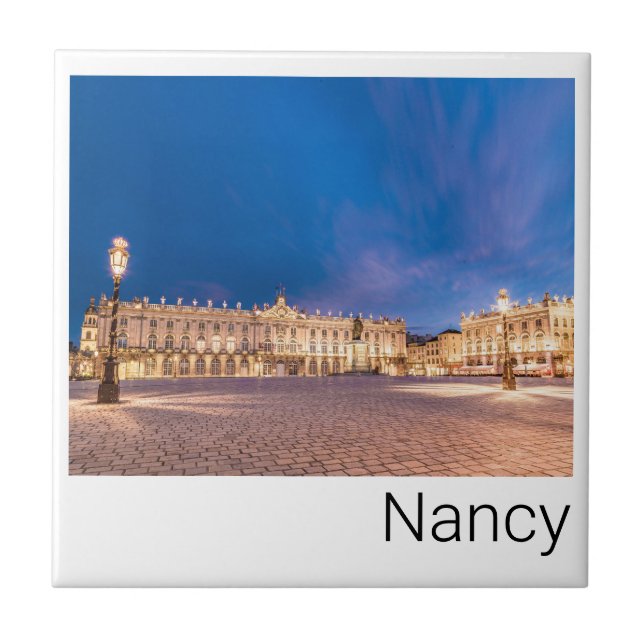 Nancy Place Stanislas Grand Est France Sunset (Frente)