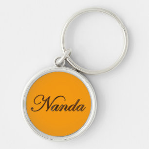 NANDA Name-Branded Gift Chaveiro ou Zipper-pull