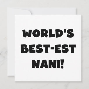 Nani T-shirts e presentes do mundo de texto negro