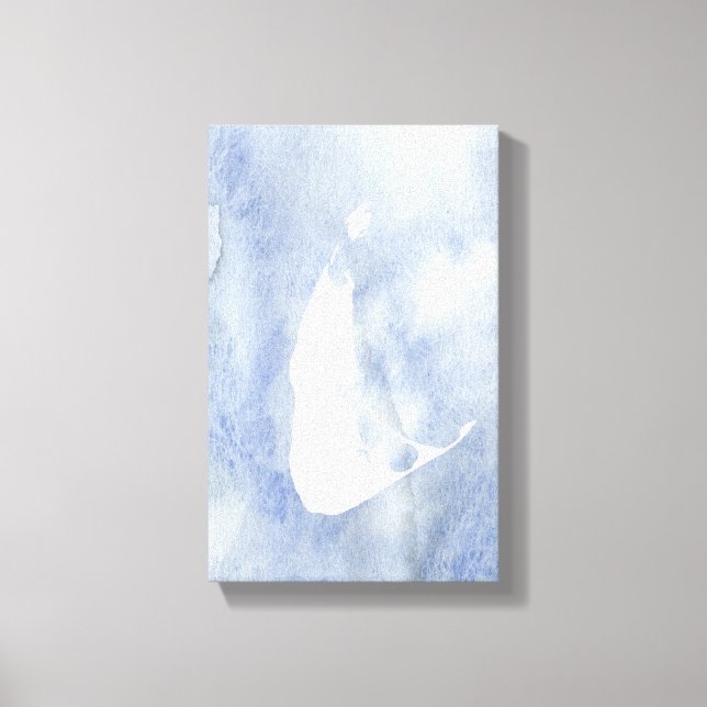 Nantucket Watercolor Canvas (Frente)