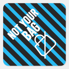 Não a sua etiqueta de bagagem