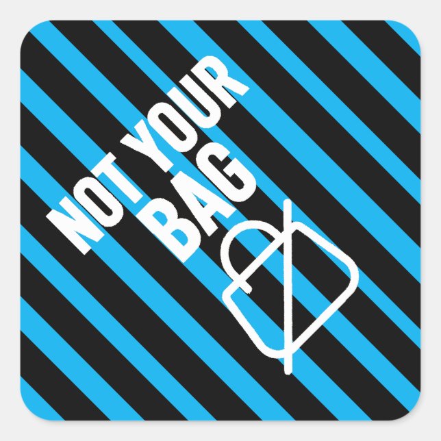 Não a sua etiqueta de bagagem (Frente)